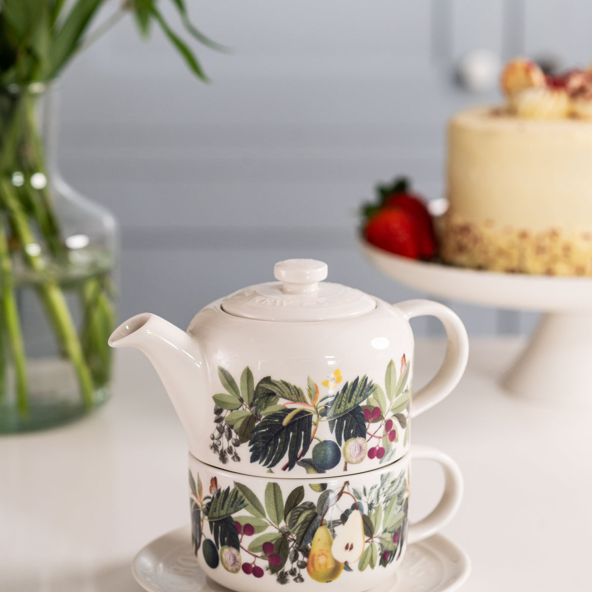 Shop Kew Bloom Tea for One – Fine China, Dishwasher Safe, Gift-Ready ...