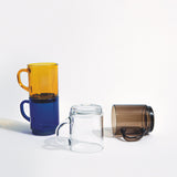 Rinkit 260ml Amber Versailles Coffee Glasses - Pack of Six