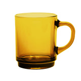 Rinkit 260ml Amber Versailles Coffee Glasses - Pack of Six