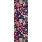 Eco-Washable Dark Flowers Design