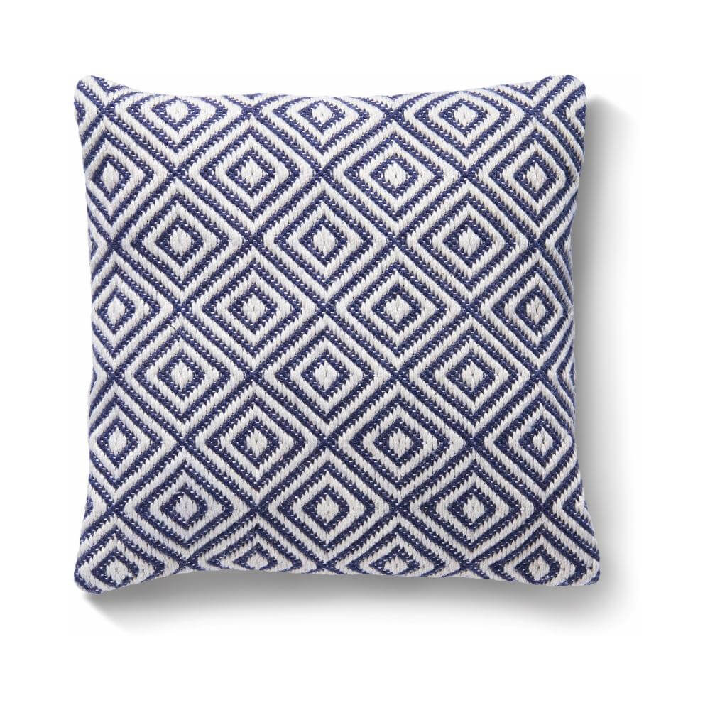 Diamond Design Woven Cushion 45×45cm by The Rugs