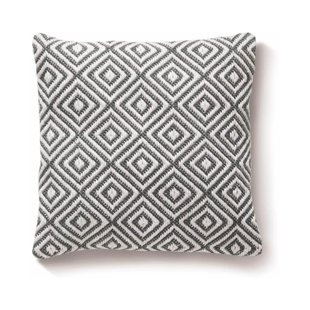 Diamond Design Woven Cushion 45×45cm by The Rugs