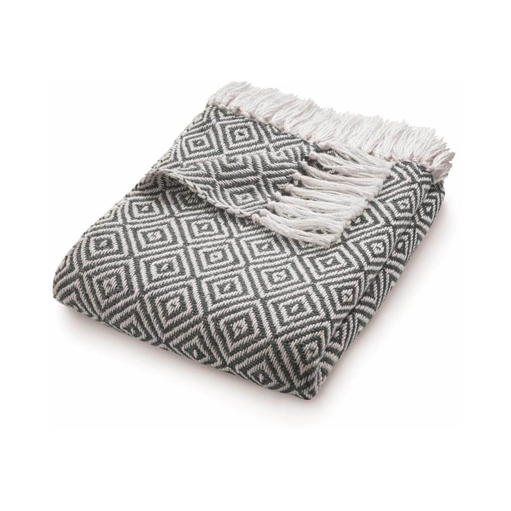 The Rugs Diamond Design Woven Throw 130x180 cm