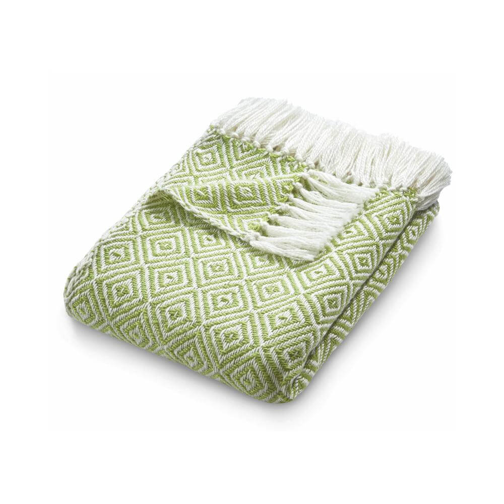 The Rugs Diamond Design Woven Throw 130x180 cm