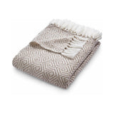 The Rugs Diamond Design Woven Throw 130x180 cm