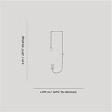 Tala Enno Plug In Pendant - Graphite