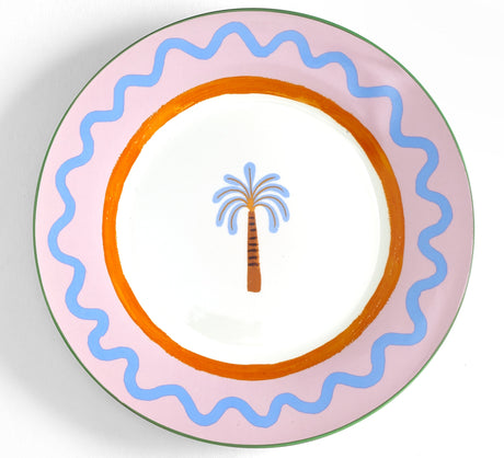 Eleanor Bowmer Palm Tree Dinner Plate