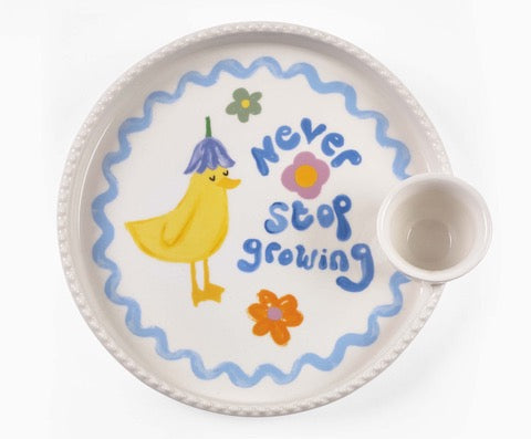 Eleanor Bowmer Easter Breakfast Bundle Mug + Duck Egg Cup Plate