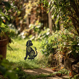 Nicoman Metal Cat and Dog Silhouette Garden Ornament