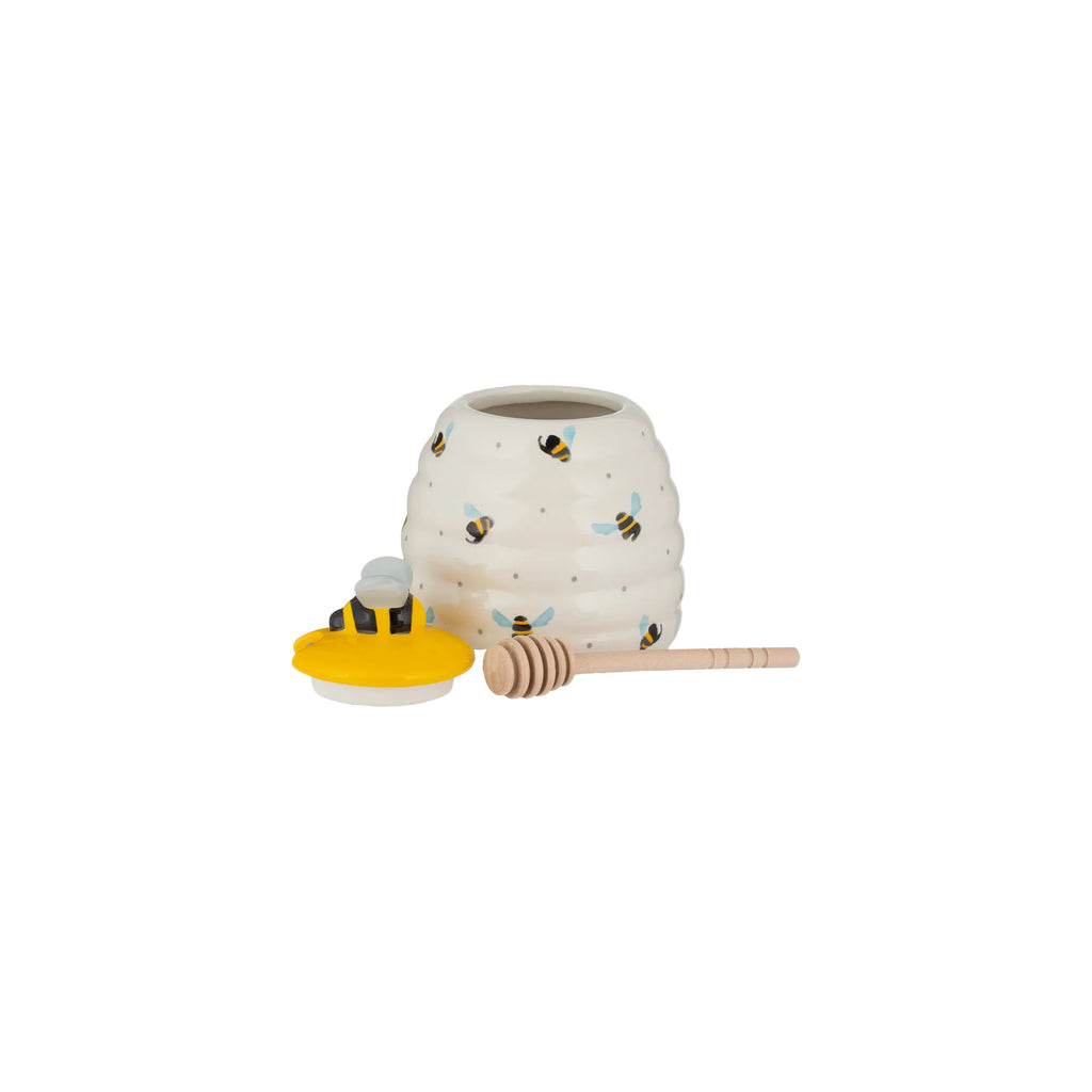 Price & Kensington Sweet Bee Ceramic Honey Pot & Drizzler Gift Box