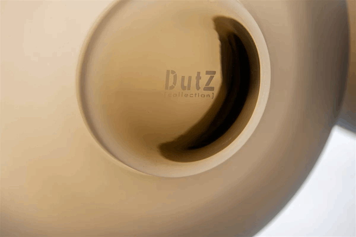 Lowlands Design Rieky Beige Glass Bowl by DutZ