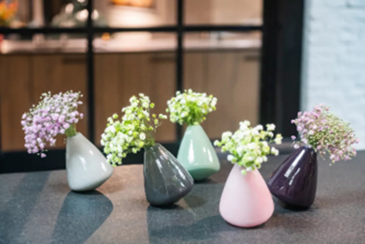 Lowlands Design Tumbling Vase H12 D10 cm Plum