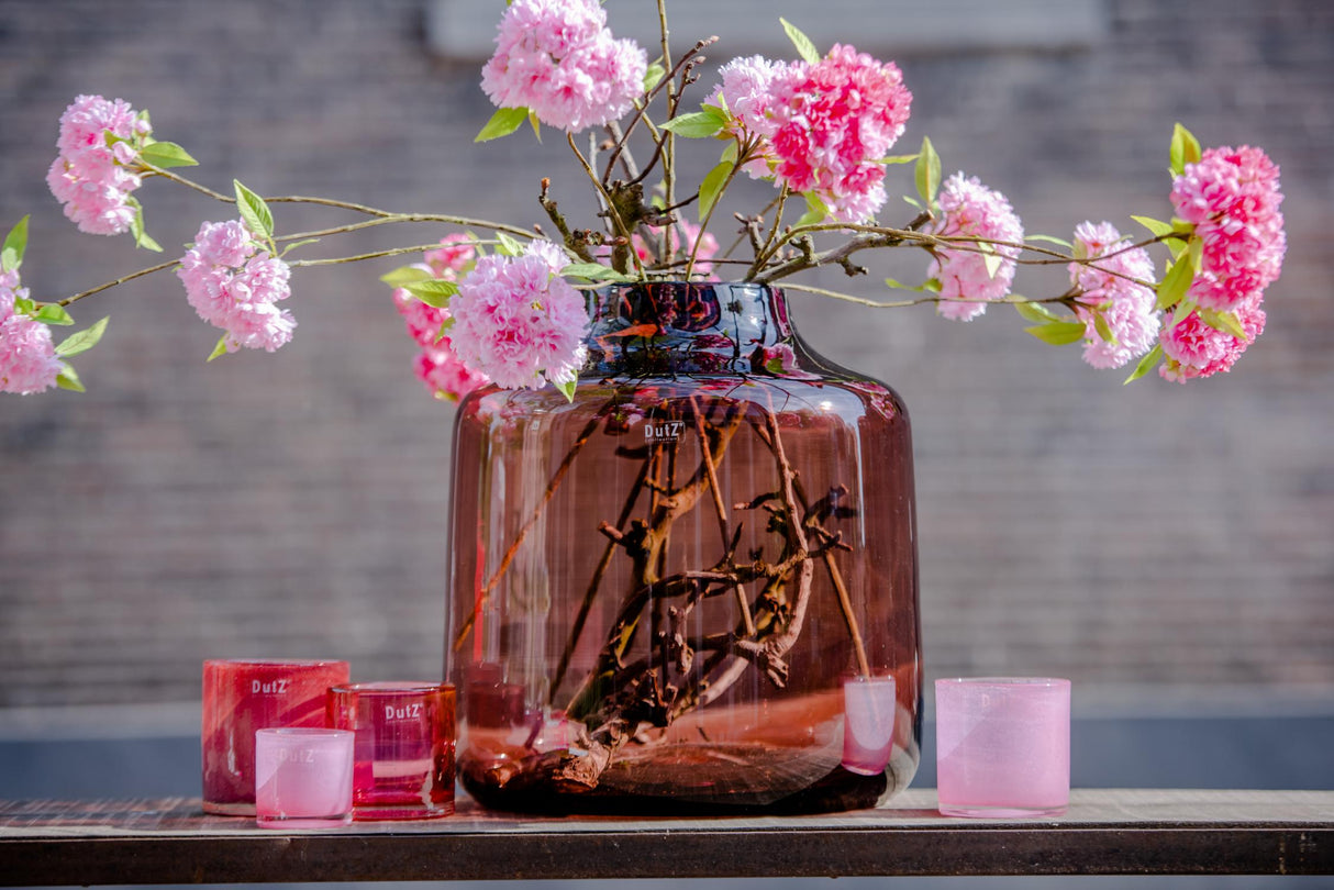 Lowlands Design Tisza Burgundy Vase by Dutz