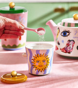 Eleanor Bowmer Electric Coast Sugar Pot & Spoon Set