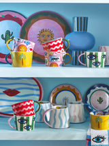 Eleanor Bowmer Blue Wave Mug – Fine China Gift Boxed Tableware