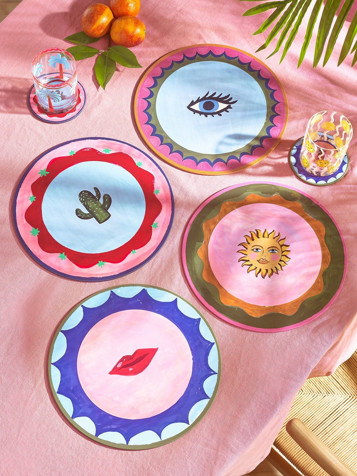 Eleanor Bowmer Set of 4 Icon Cork Backed Placemats