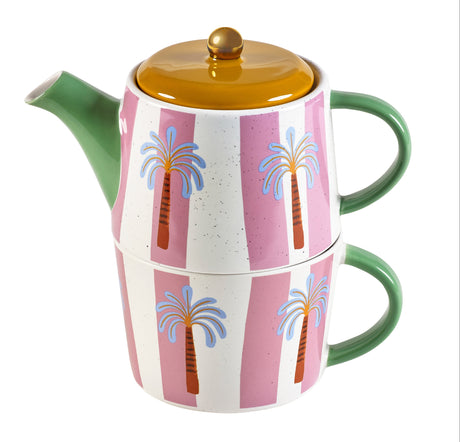 Eleanor Bowmer Electric Coast Palm Tea for One