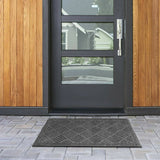 Nicoman Eco Friendly Chequered Door Mat - Grey
