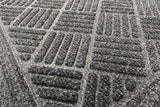 Nicoman Eco Friendly Chequered Door Mat - Grey