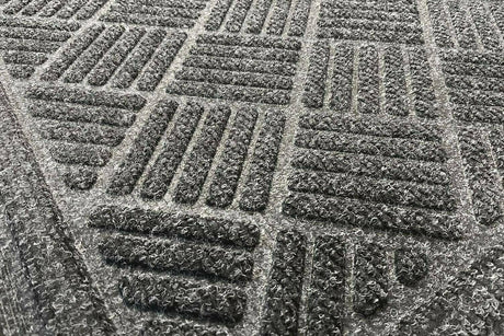 Nicoman Eco Friendly Chequered Door Mat - Grey