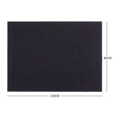 Nicoman Eco Friendly Rubber BBQ Floor Protection Mat - 120cm x 80cm