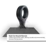 Recycled Rubber BBQ Floor Protection Mat - Custom Sizes | Nicoman