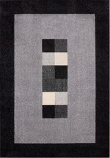 Ephesus Grey Black Rug | 100% polypropylene
