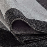 Ephesus Grey Black Rug | 100% polypropylene