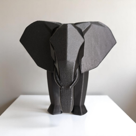 Filamora Studios Low Poly Elephant Statue