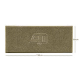 "Caravan" Grey Spaghetti Door Mat | Nicoman