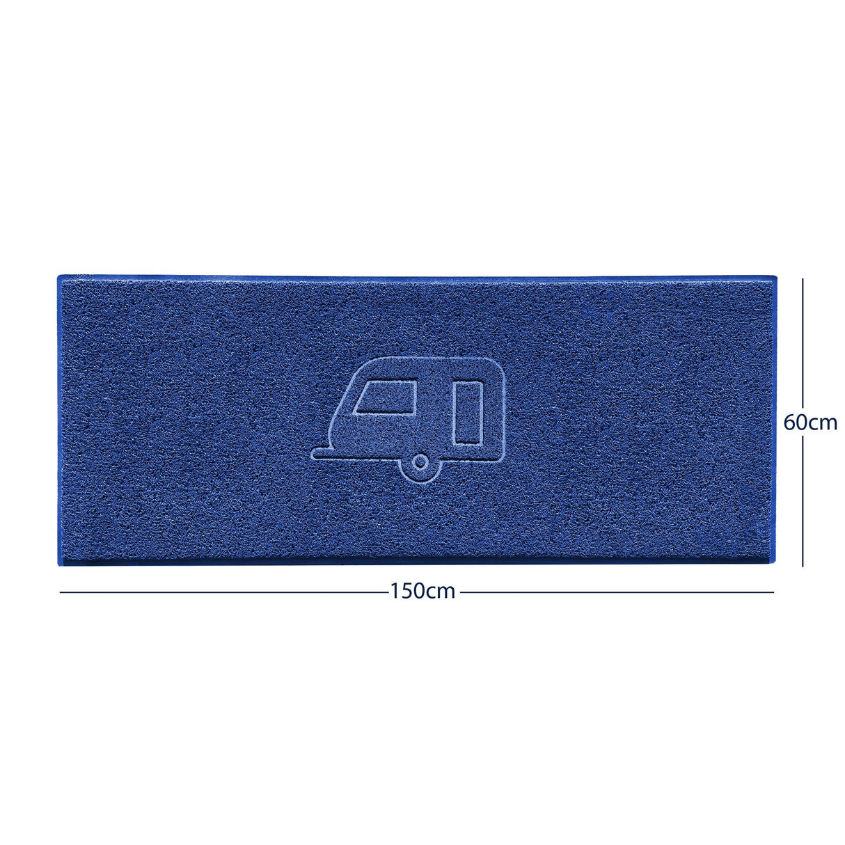 "Caravan" Grey Spaghetti Door Mat | Nicoman