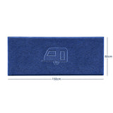 "Caravan" Grey Spaghetti Door Mat | Nicoman