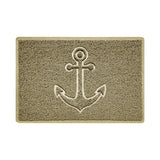 Nicoman "Anchors Away" Grey Spaghetti Door Mat