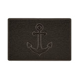 Nicoman "Anchors Away" Grey Spaghetti Door Mat