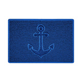 Nicoman "Anchors Away" Grey Spaghetti Door Mat