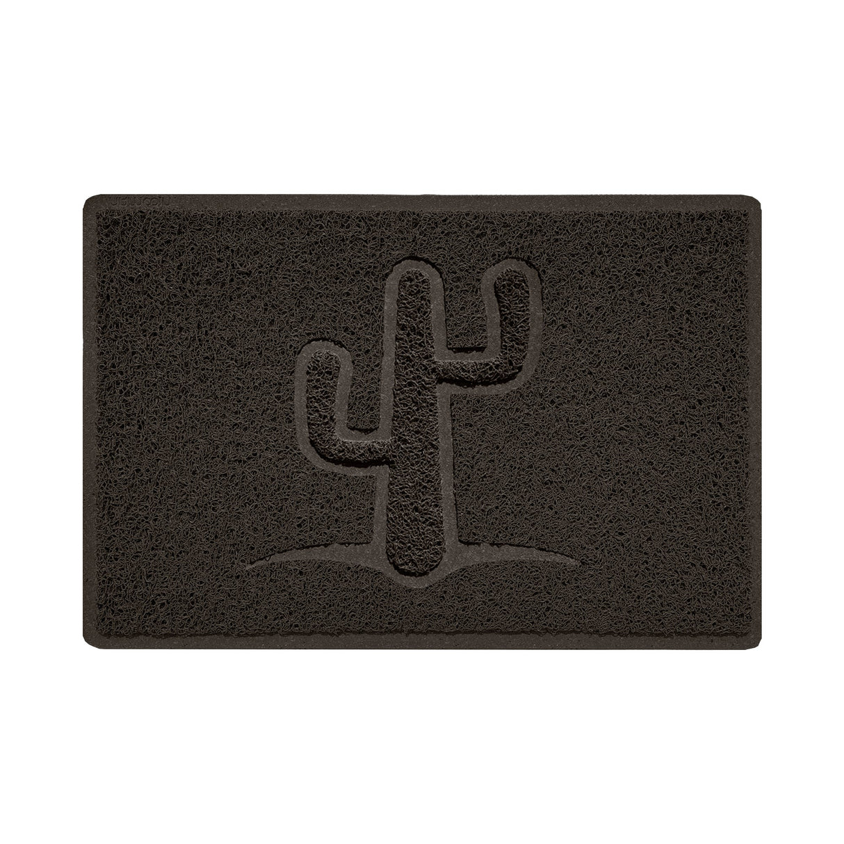 Nicoman Embossed Spaghetti Outdoor Doormat - Brown