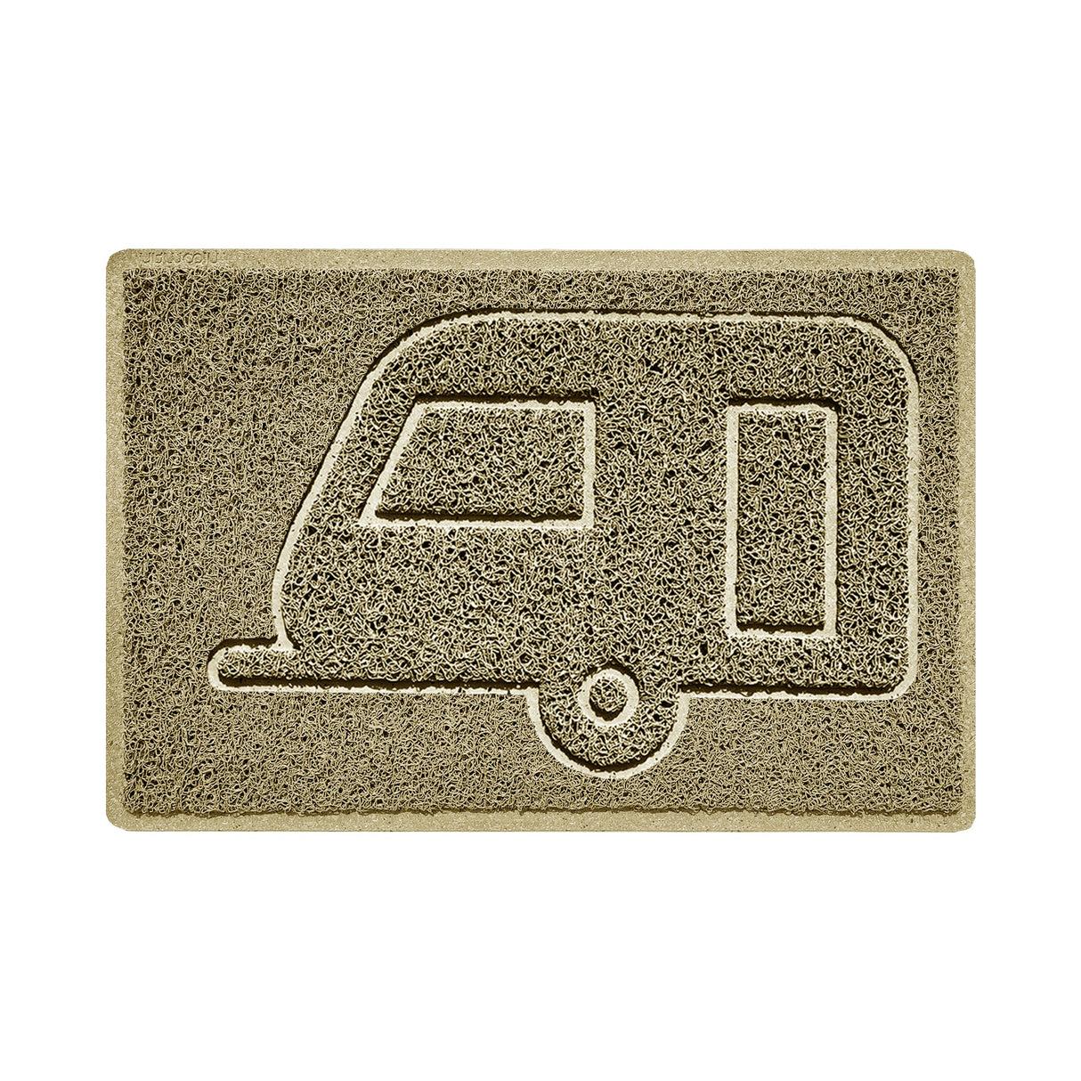 "Caravan" Grey Spaghetti Door Mat | Nicoman