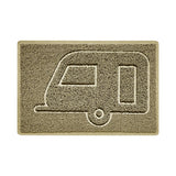 "Caravan" Grey Spaghetti Door Mat | Nicoman