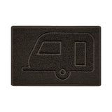 Nicoman Embossed Spaghetti Outdoor Doormat - Brown