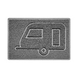 "Caravan" Grey Spaghetti Door Mat | Nicoman
