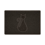 Nicoman Embossed Spaghetti Outdoor Doormat - Brown