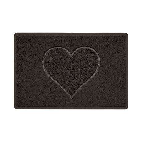 Nicoman Embossed Spaghetti Outdoor Doormat - Brown