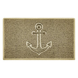 Nicoman "Anchors Away" Grey Spaghetti Door Mat