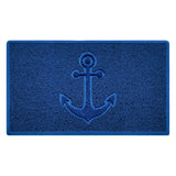 Nicoman "Anchors Away" Grey Spaghetti Door Mat