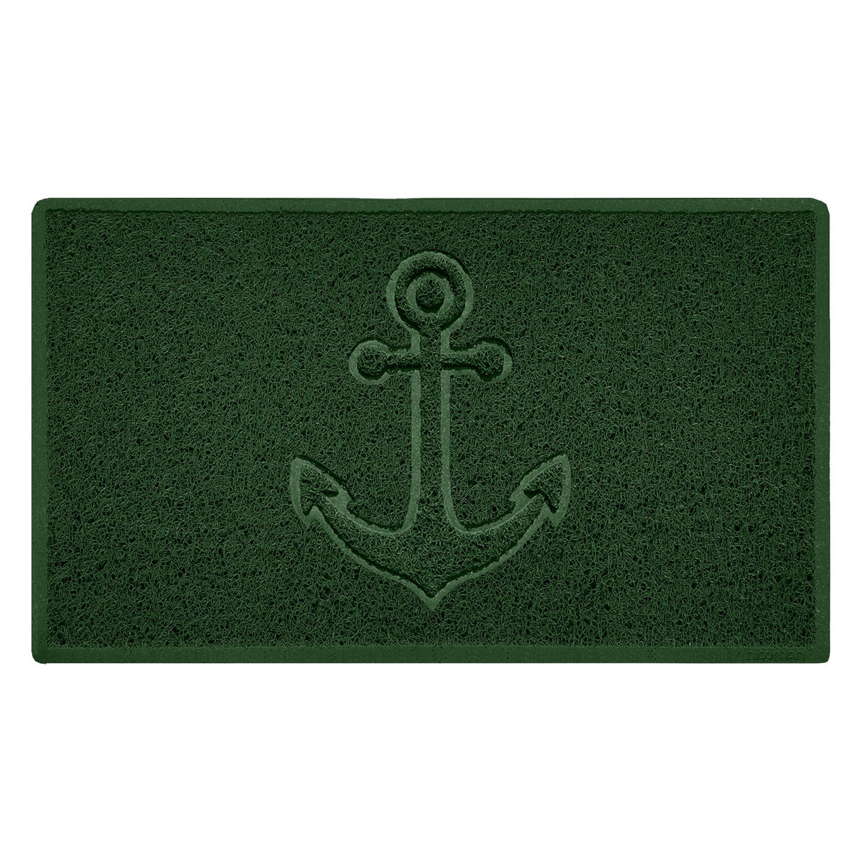 Nicoman "Anchors Away" Grey Spaghetti Door Mat