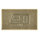 "Caravan" Grey Spaghetti Door Mat | Nicoman