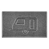 "Caravan" Grey Spaghetti Door Mat | Nicoman