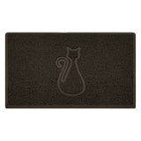 Nicoman Embossed Spaghetti Outdoor Doormat - Brown