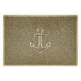 Nicoman "Anchors Away" Grey Spaghetti Door Mat