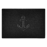 Nicoman "Anchors Away" Grey Spaghetti Door Mat